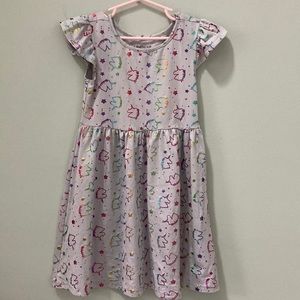 Lavender unicorn dress
